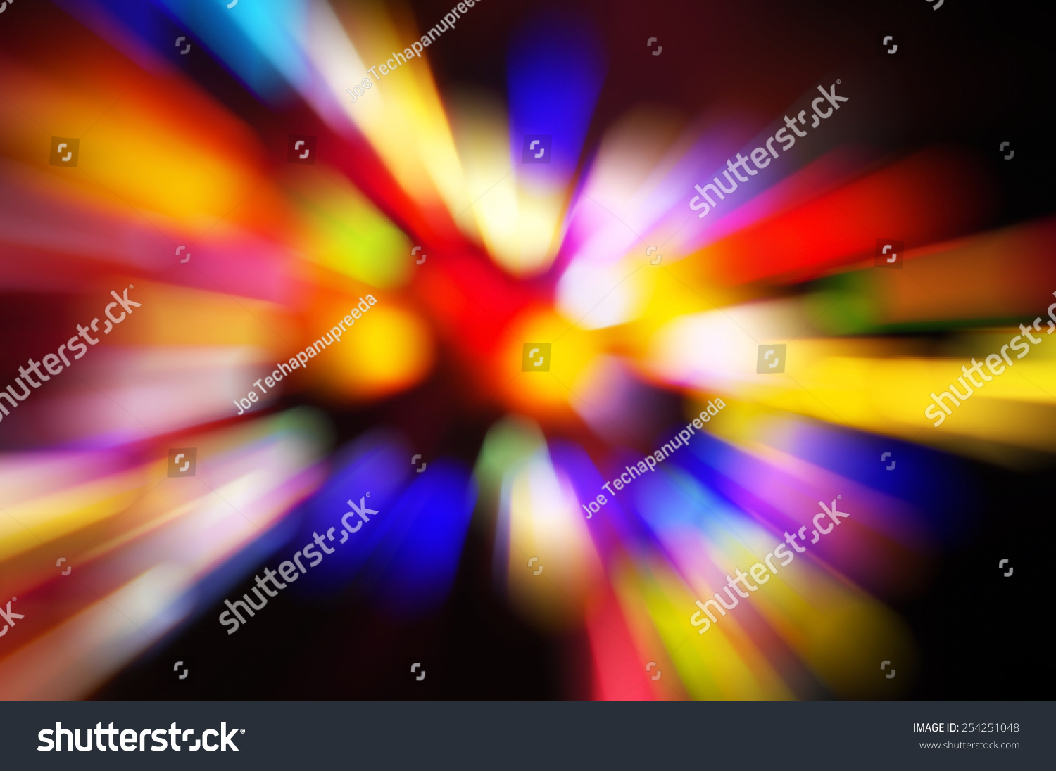 Abstract Zoom Light Background Radial Motion Stock Photo ...