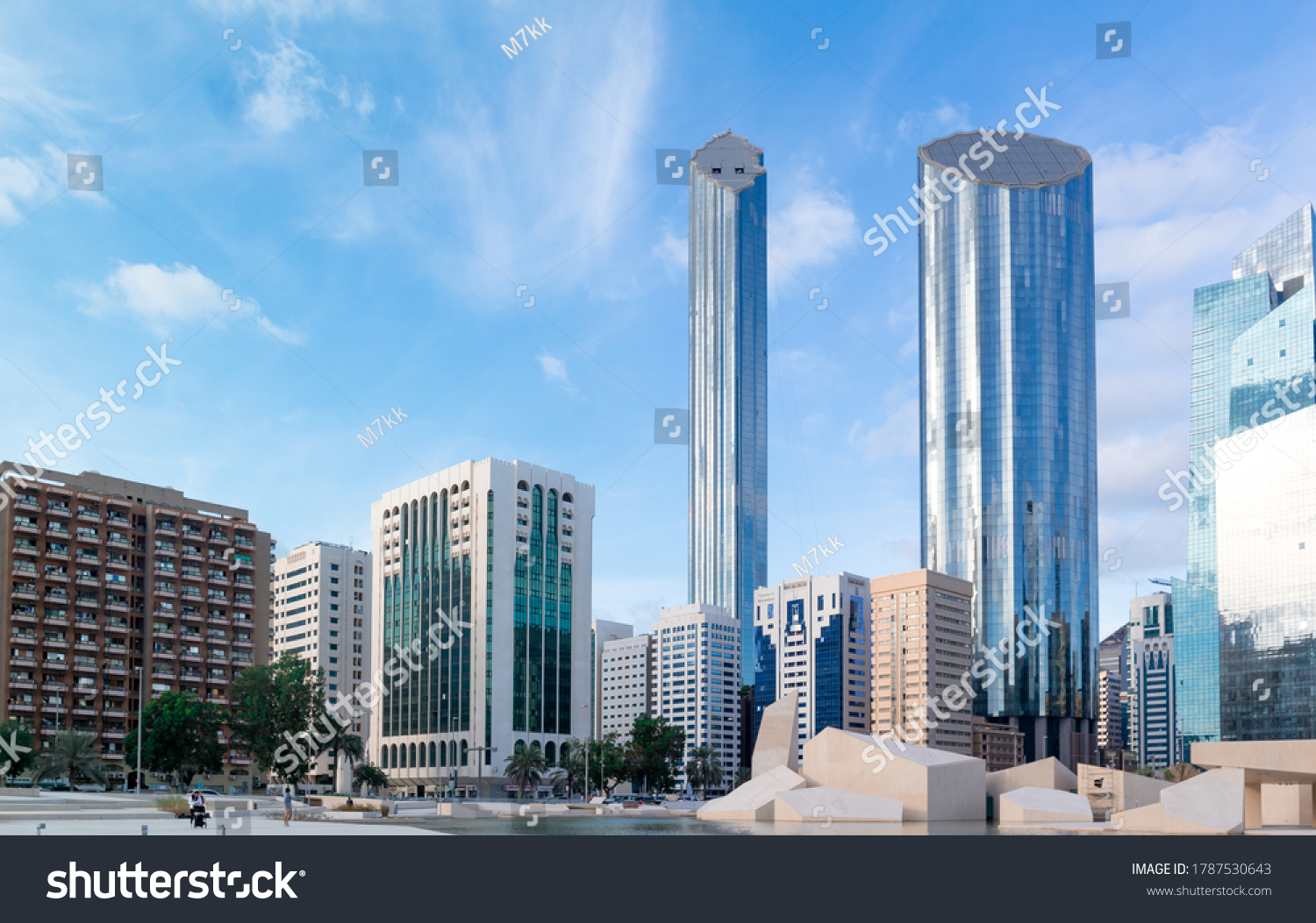 World Trade Center Abu Dhabi Sn Mk Stock Fotografi A Vektor