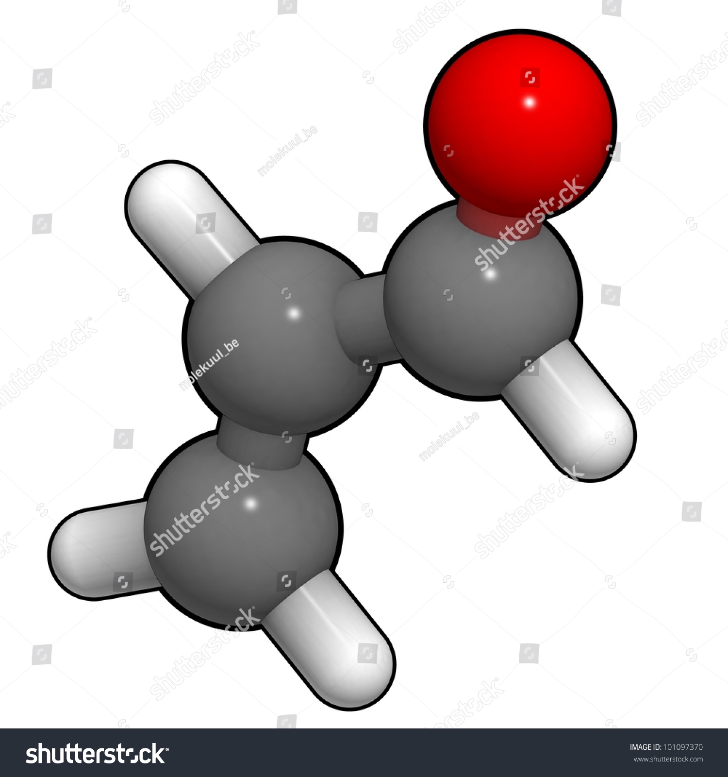 Acrolein Toxic Molecule Acroleine Is A Toxic Compound That Is Formed