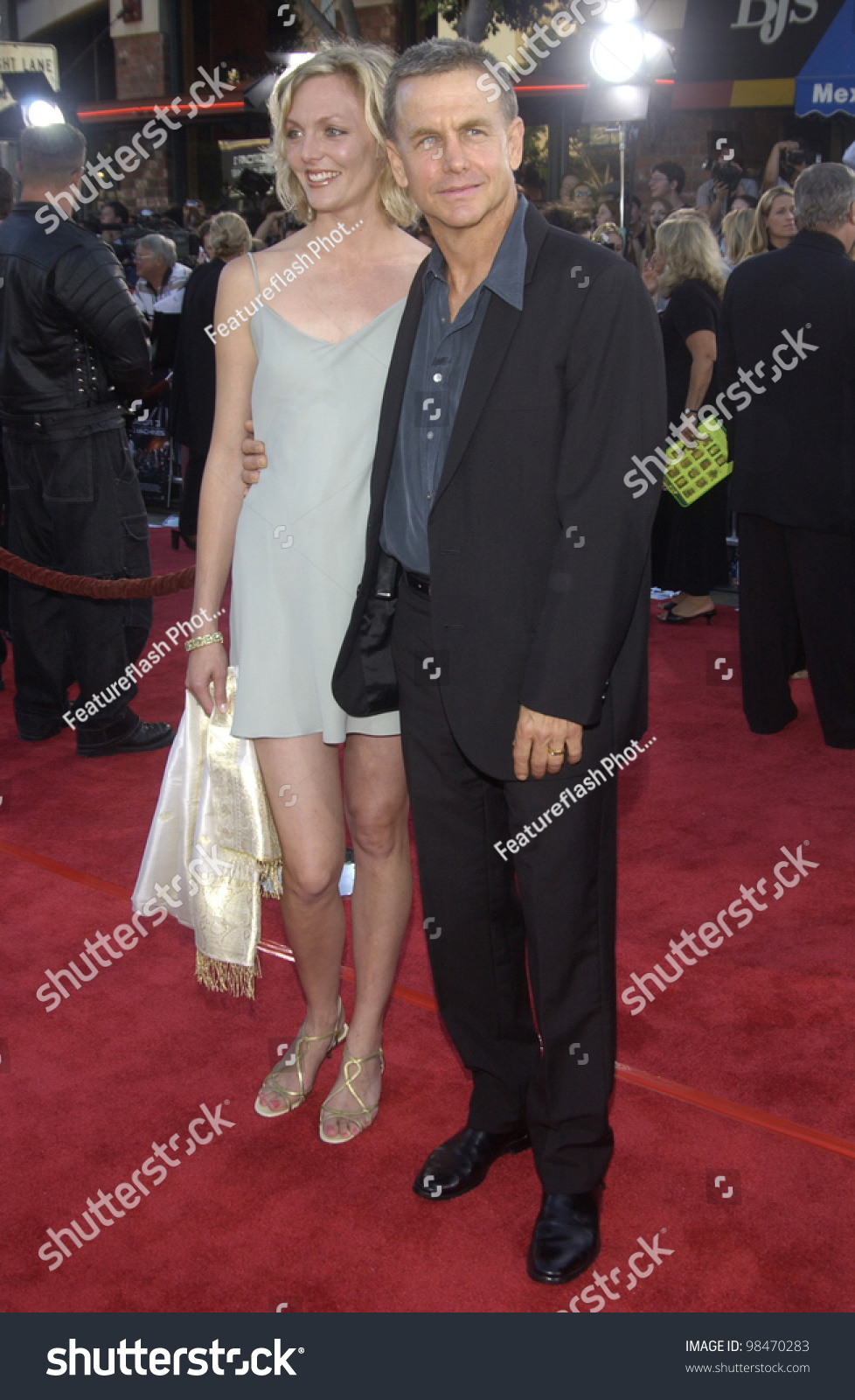 Actor David Andrews & Wife Shannon At The World Premiere Of His New