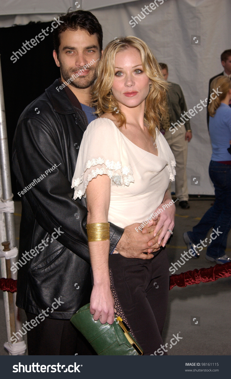 Actress Christina Applegate & Actor Husband Johnathan Schaech At The 