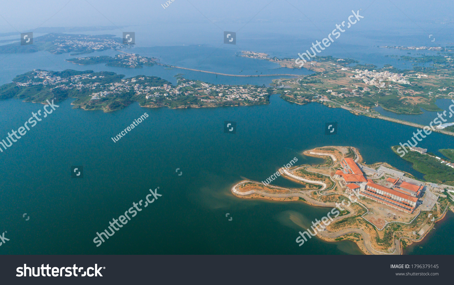 Aerial Drone View Mirpur Azad Kashmir Stock Photo Shutterstock