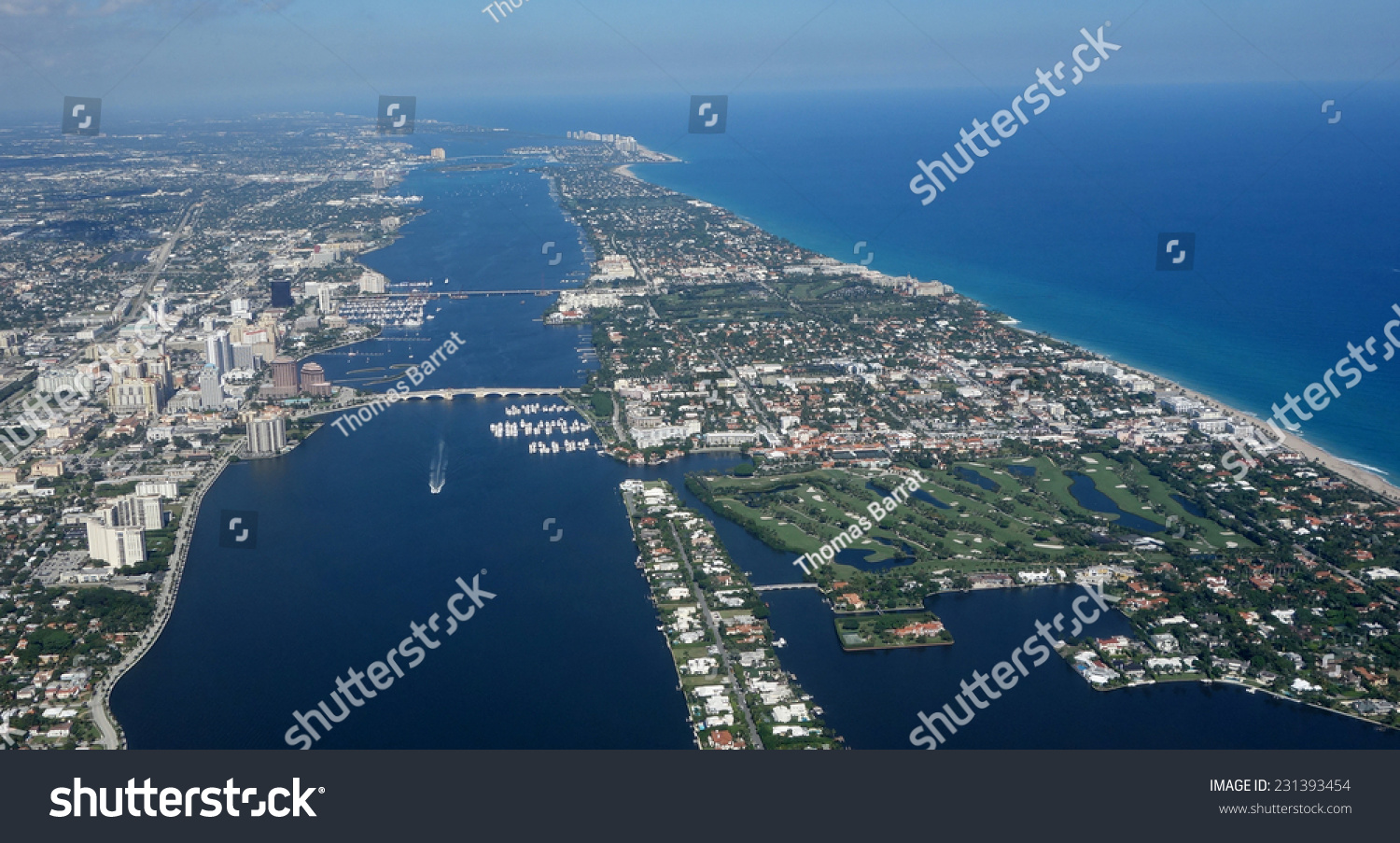 Aerial View Downtown West Palm Beach Stock Photo 231393454 Shutterstock