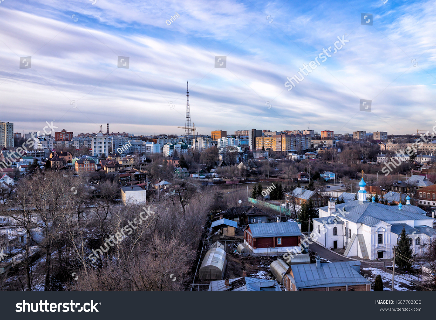 Aerial View Vladimir City Russia Stock Photo Shutterstock