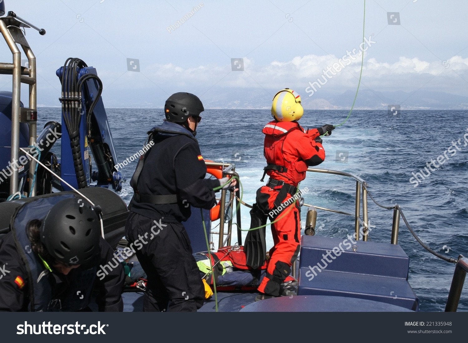 Alicante Coast, Spain - July 6: The Helicopter Of The Spanish Maritime ...