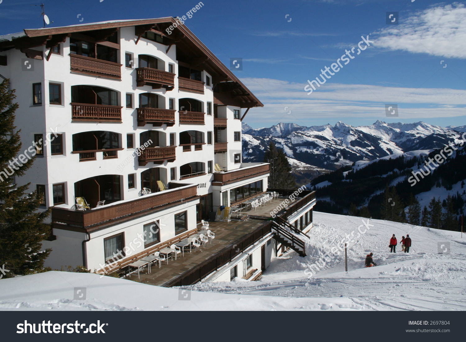 Alpine Hotel  Stock Photo 2697804 Shutterstock