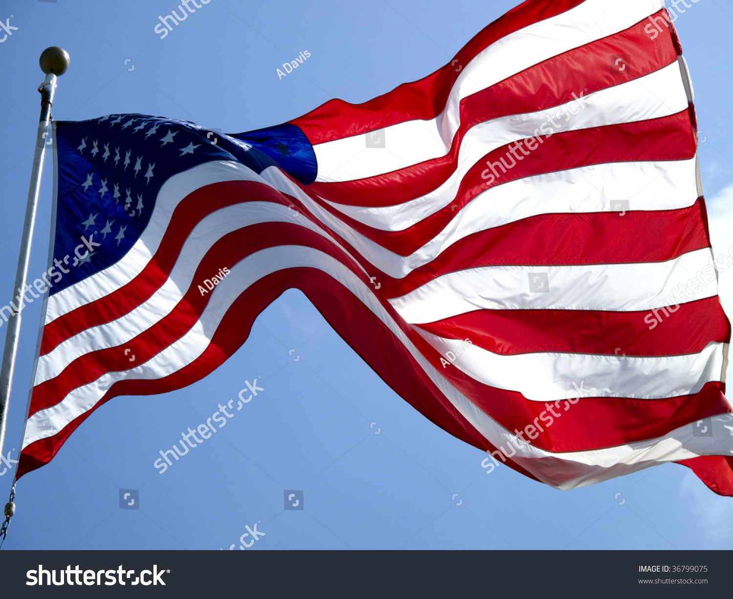 American Flag Stock Photo 36799075 : Shutterstock