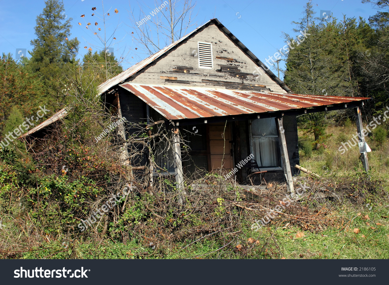 An Abandoned House. Stock Photo 2186105 : Shutterstock