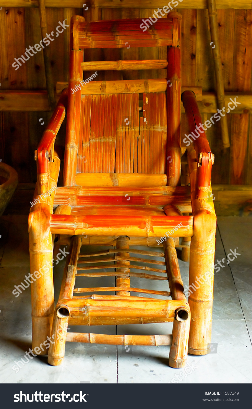 An Ancient Chinese Chair. Stock Photo 1587349 : Shutterstock