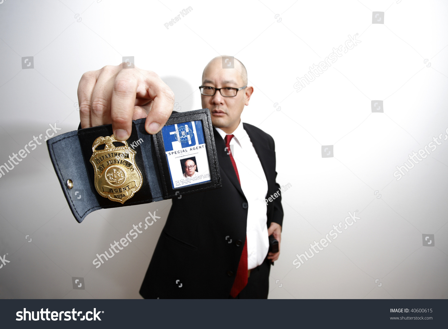 fbi agent badge shutterstock official