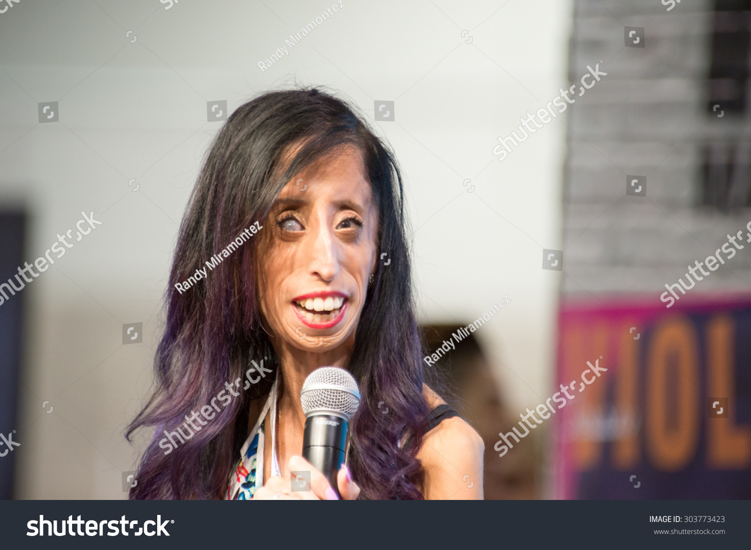Anaheim CA June 23 Motivational speaker Lizzie Velasquez speaks at VidCon 2015 at the Anaheim Convention Center in Anaheim California on June 23 2015 Anaheim CA June 23 Motivational speaker Lizzie Velasquez speaks at VidCon 2015 at the Anaheim Convention Center in Anaheim California on June 23 2015