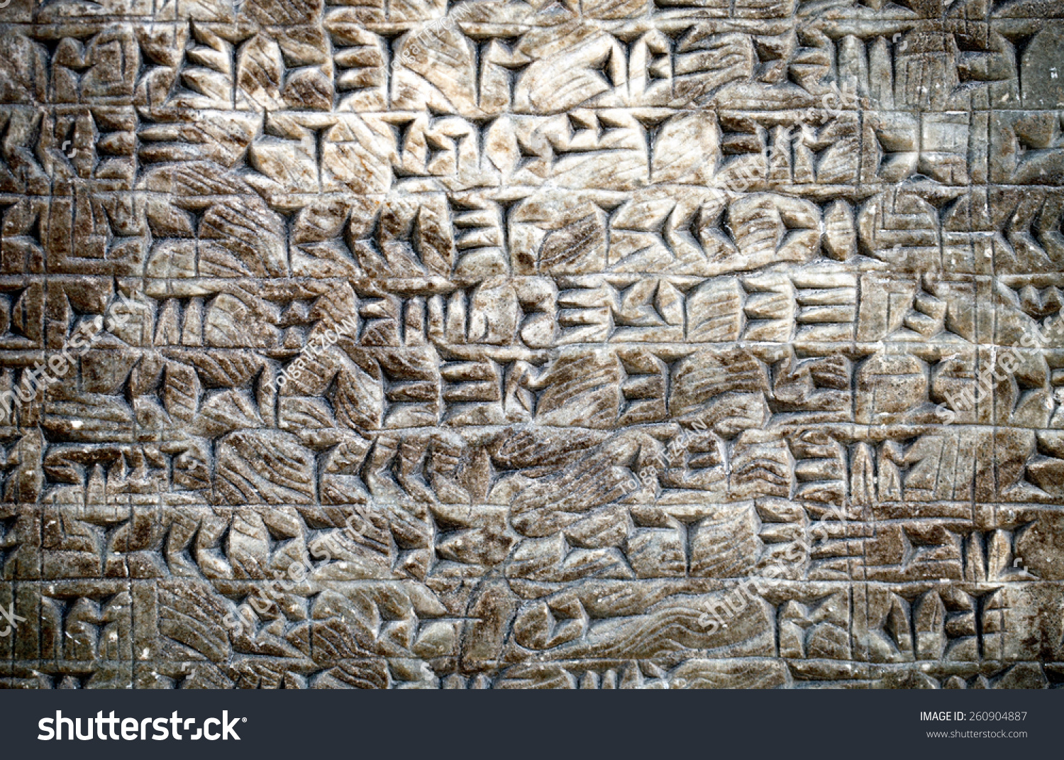 Eon Images Assyrian Writing