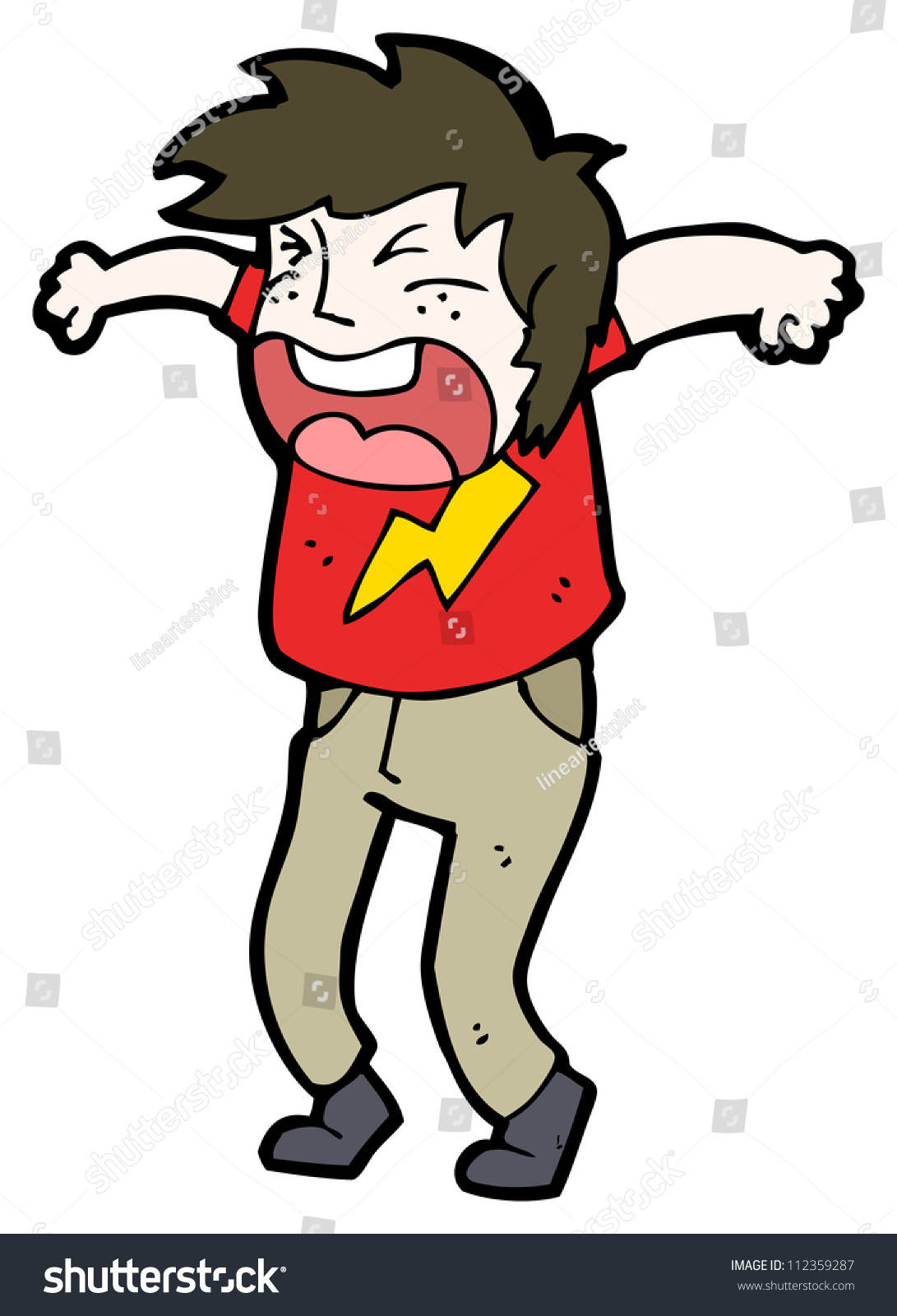 Angry Cartoon Character Stock Illustration 112359287 - Shutterstock