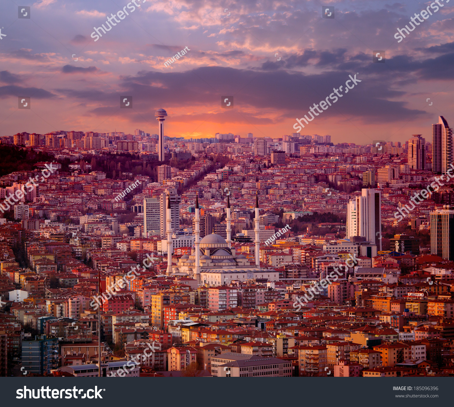 Ankara Capital City Turkey Stock Photo 185096396 Shutterstock