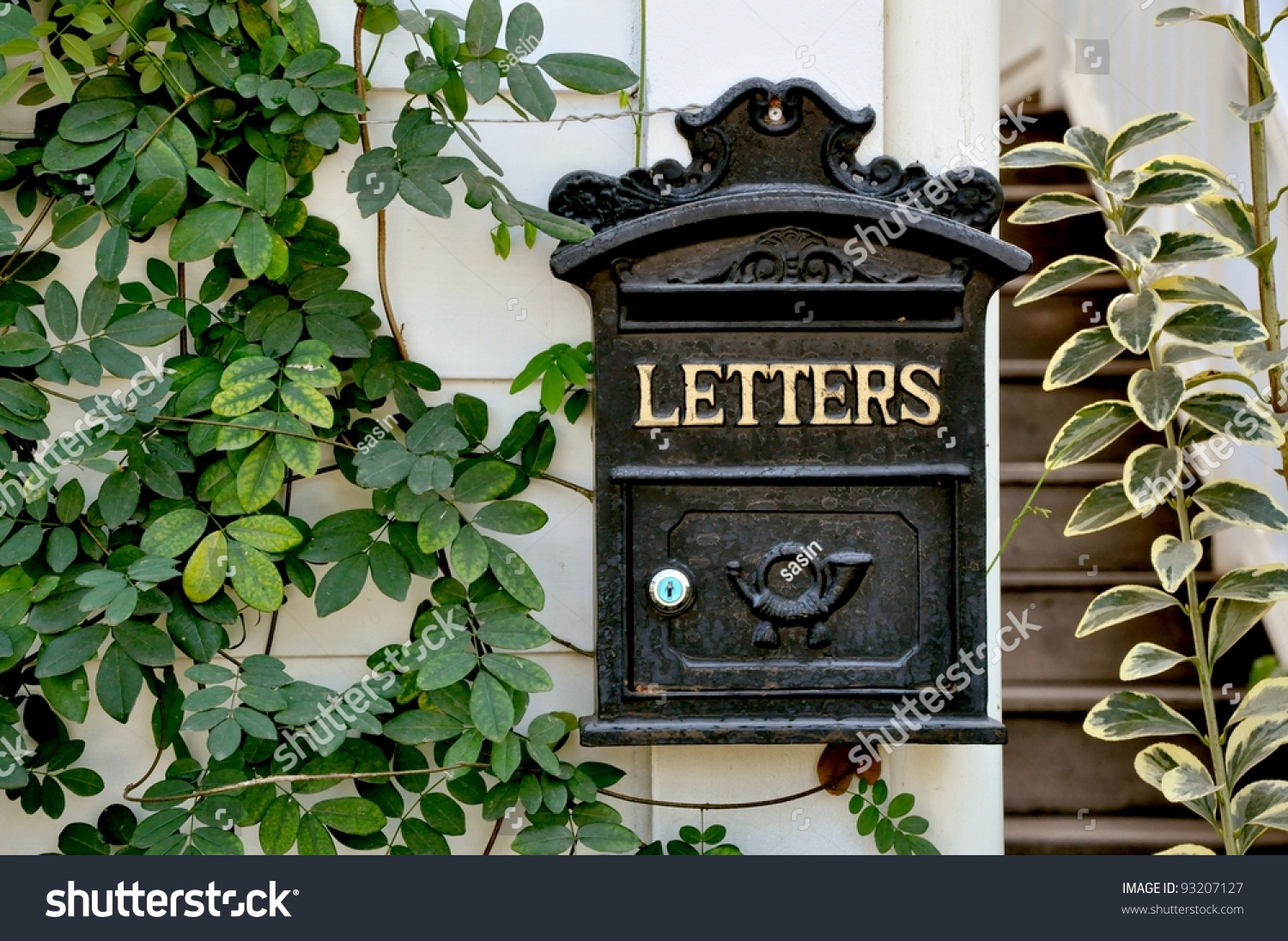 Antique Letter Box Stock Photo 93207127 - Shutterstock