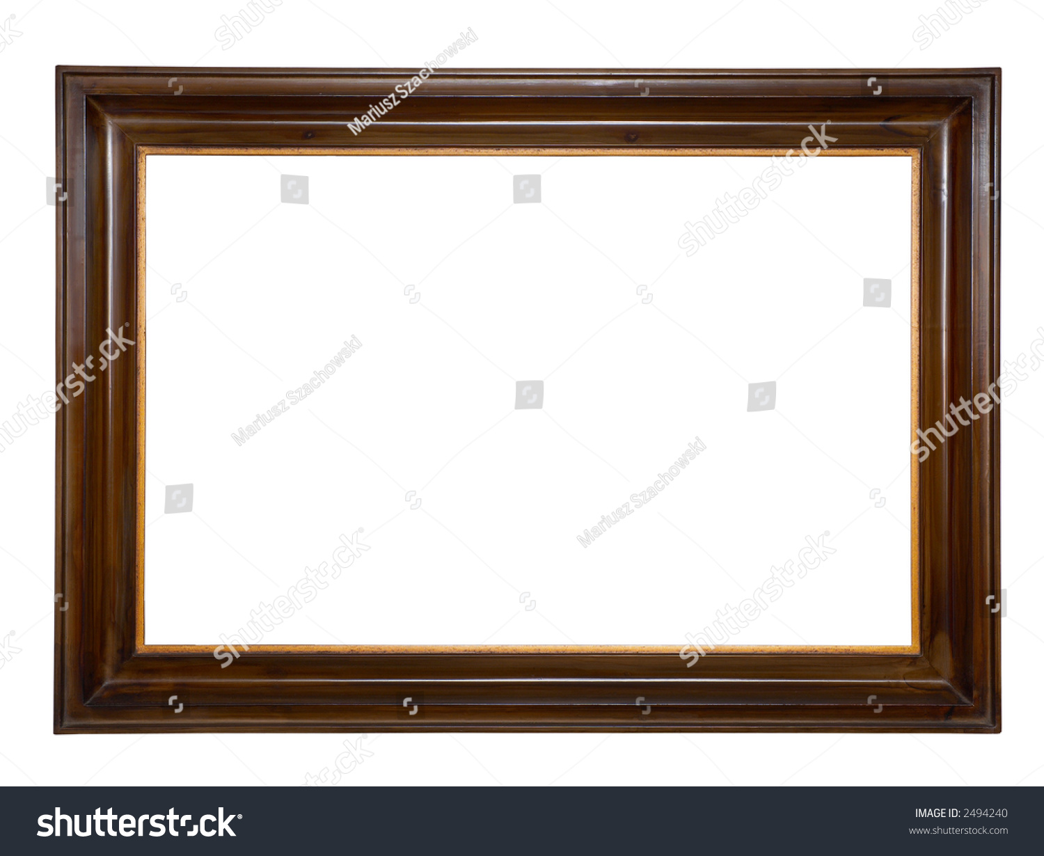 Antique Wooden Frame. Stock Photo 2494240 : Shutterstock