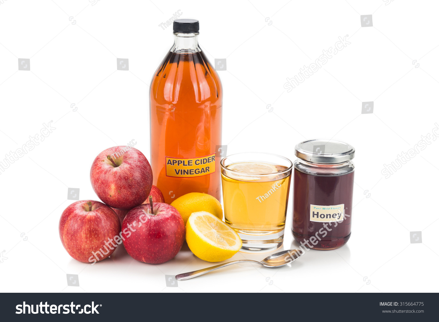 Apple Cider Vinegar With Honey And Lemon, Natural Remedies And Cures For Common Health Condition