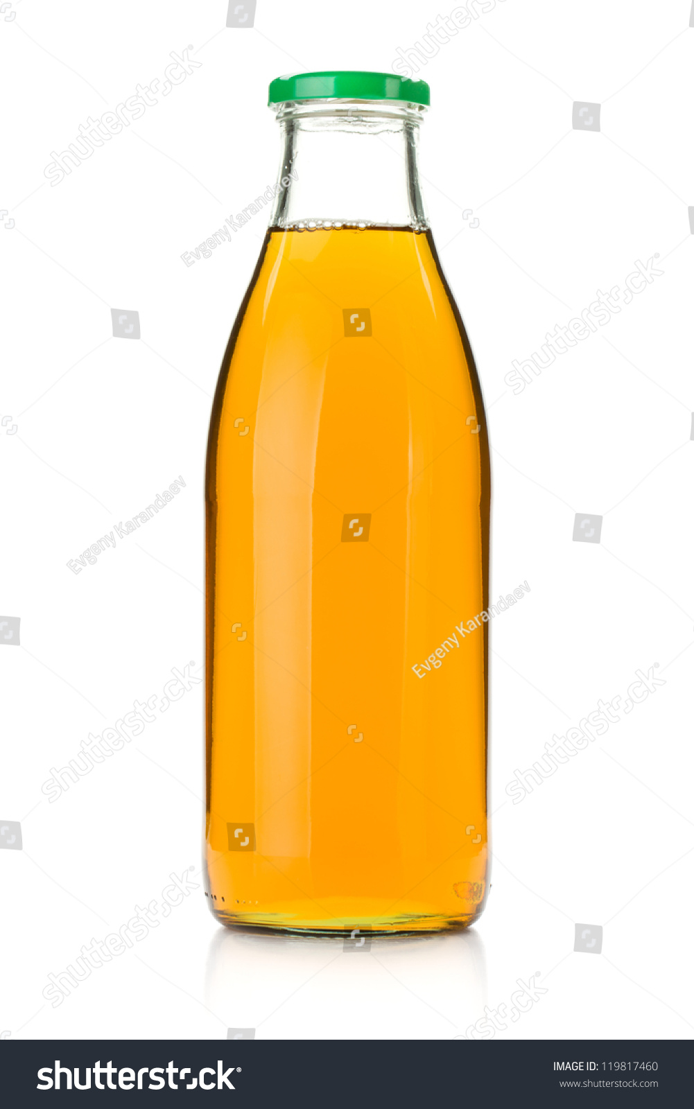 Apple Juice Glass Bottle Isolated On Stock Photo Shutterstock