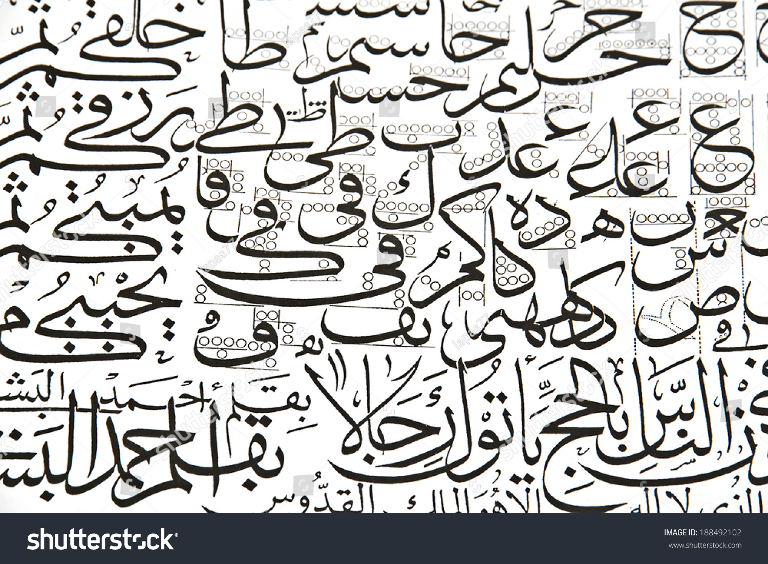 photo editor writing arabic words