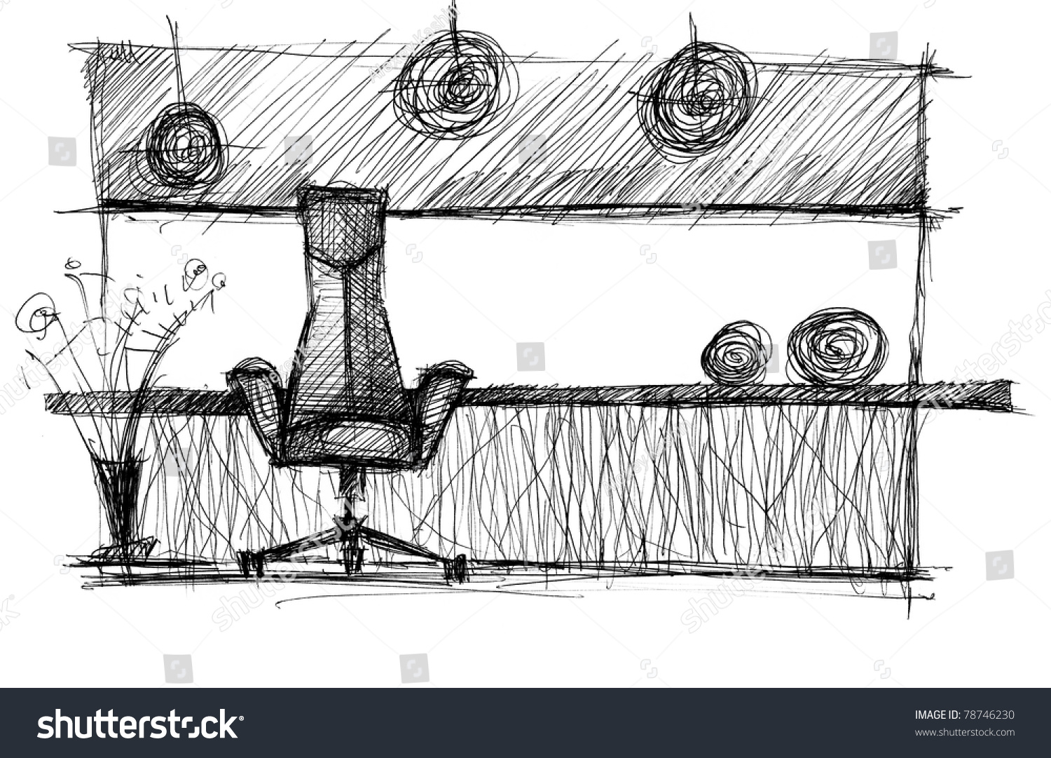 Armchair Drawing Armchair Drawing