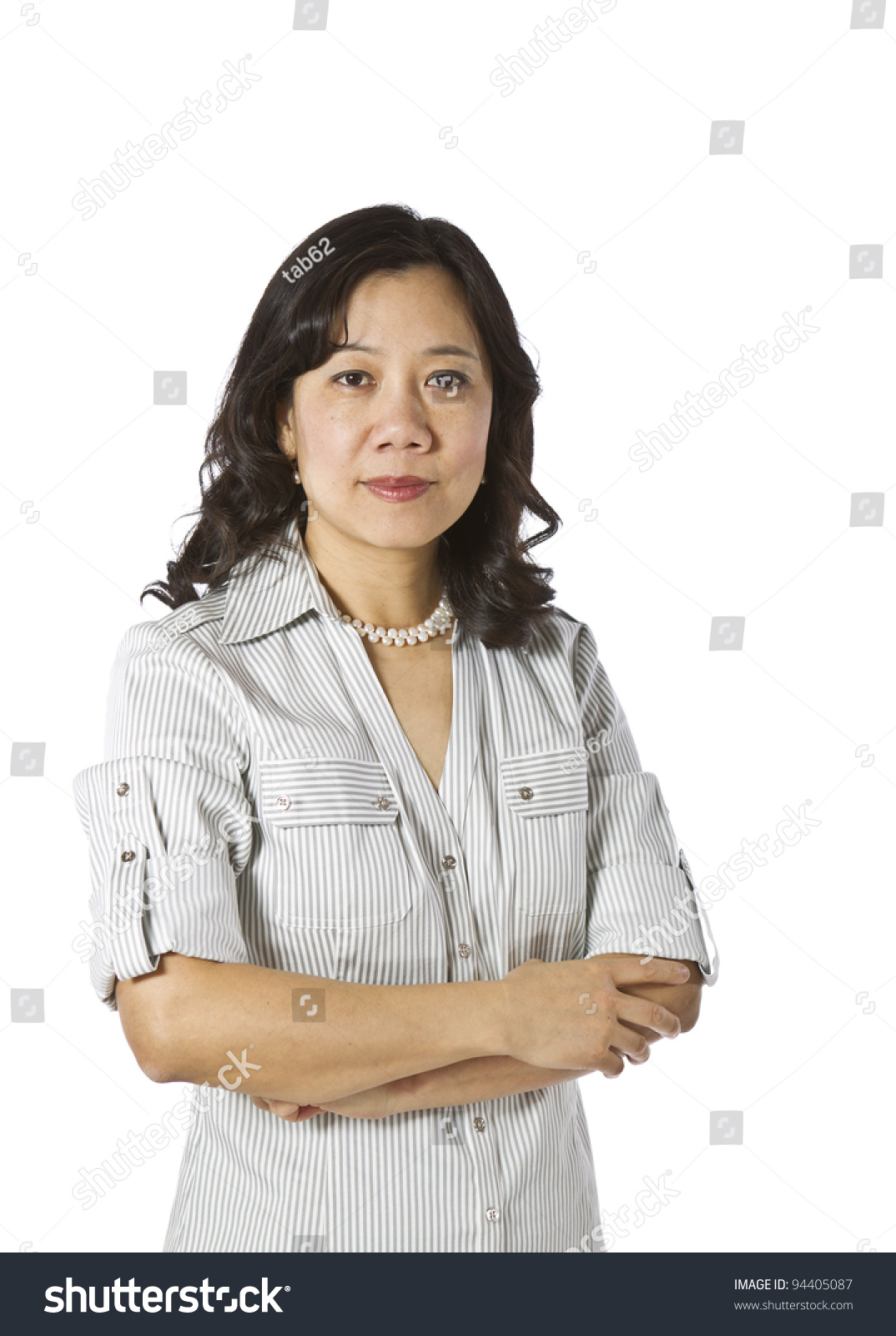 Asian Woman Expressing Her 118