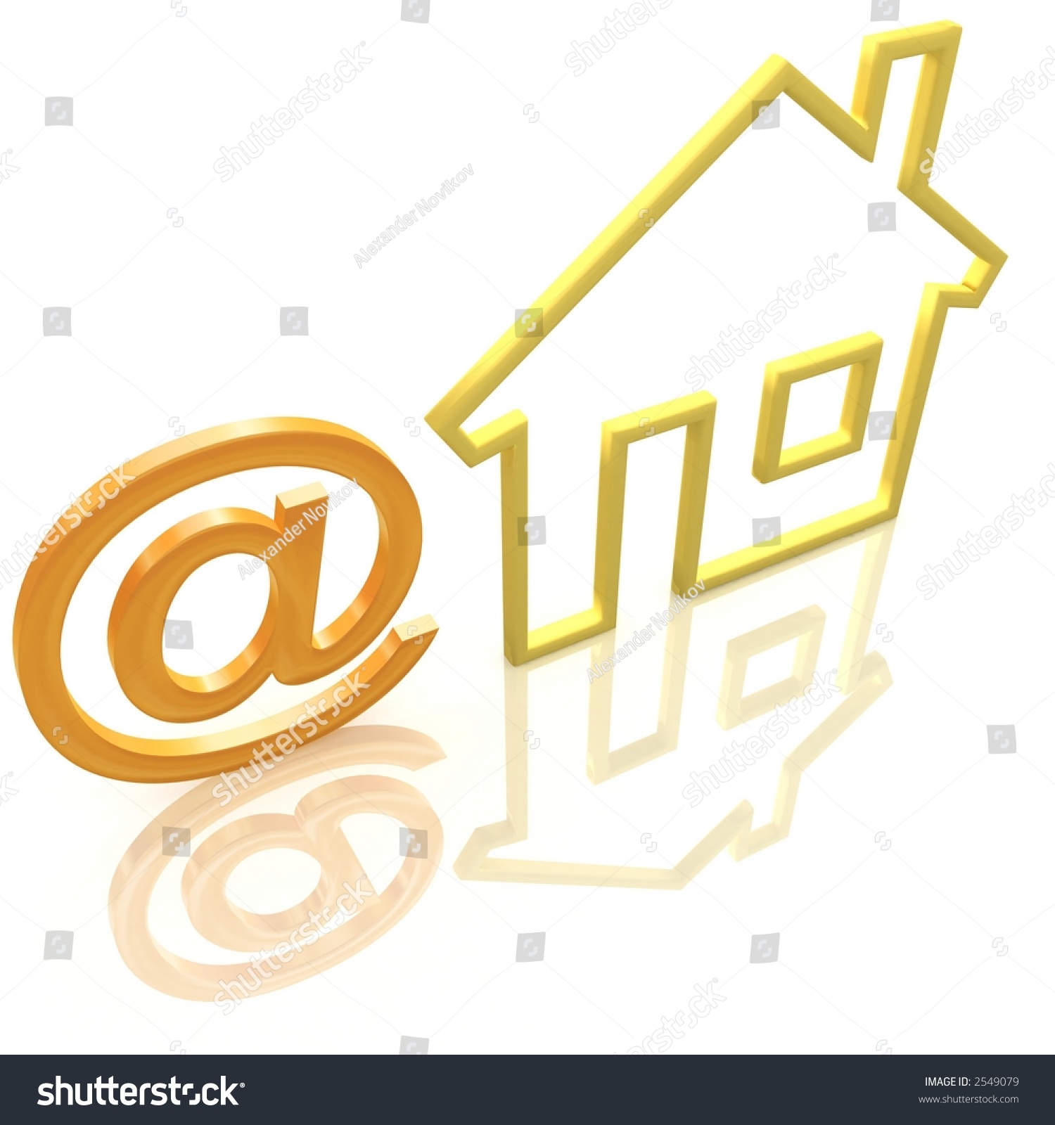 At Home, Logo Stock Photo 2549079 : Shutterstock