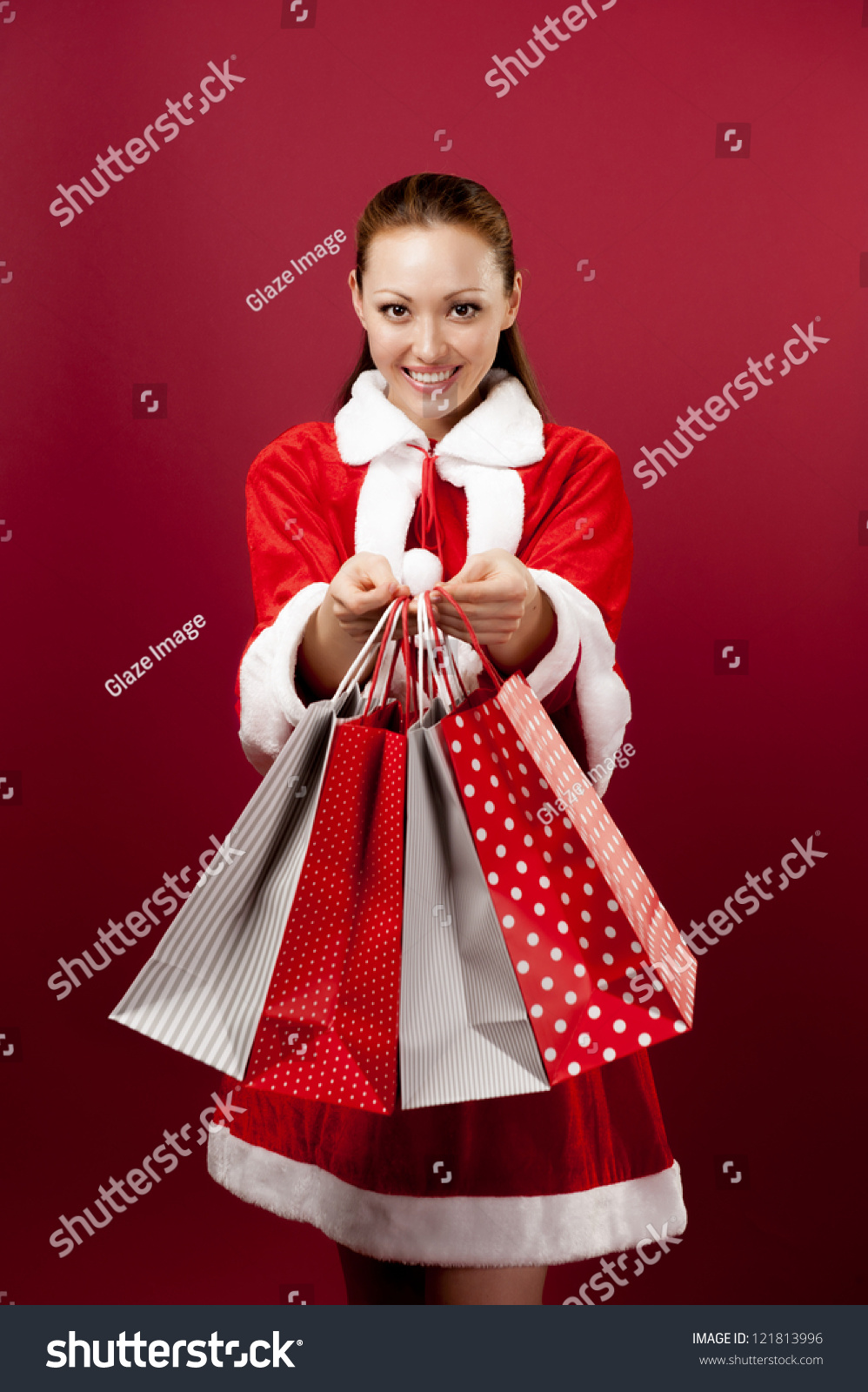 girls christmas Asian outfits sexy