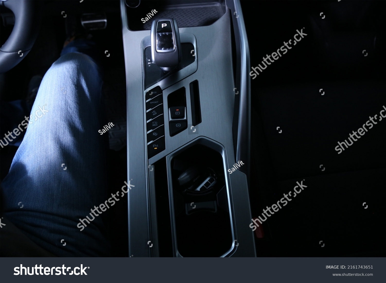 Automatic Gearbox Lever Automatic Transmission Gear Stock Photo