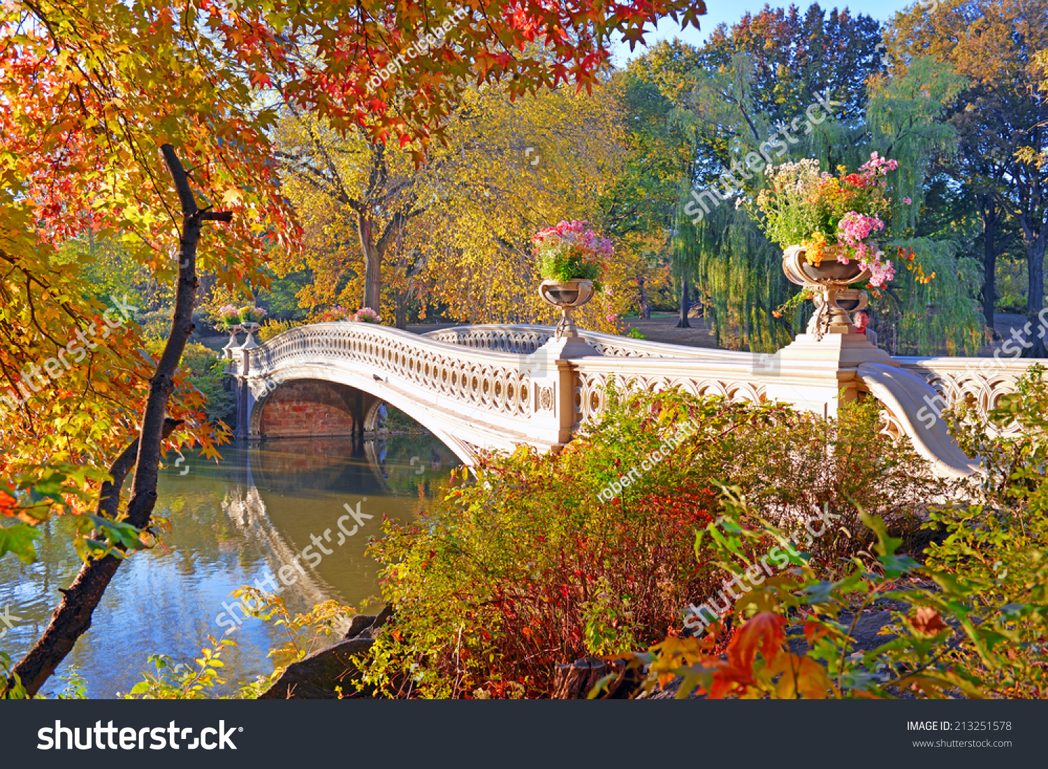 Autumn Colors - Fall Foliage In Central Park, Manhattan, New York City ...