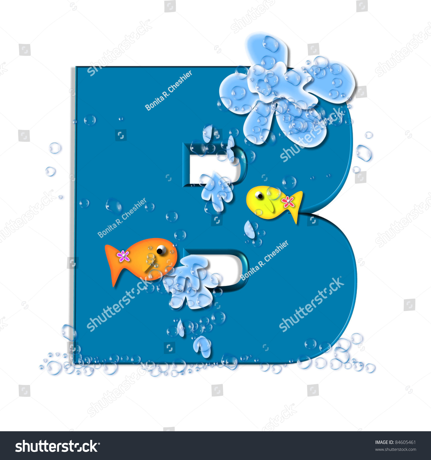 B Alphabet Set Splish Splash Two Stock Illustration 84605461 - Shutterstock