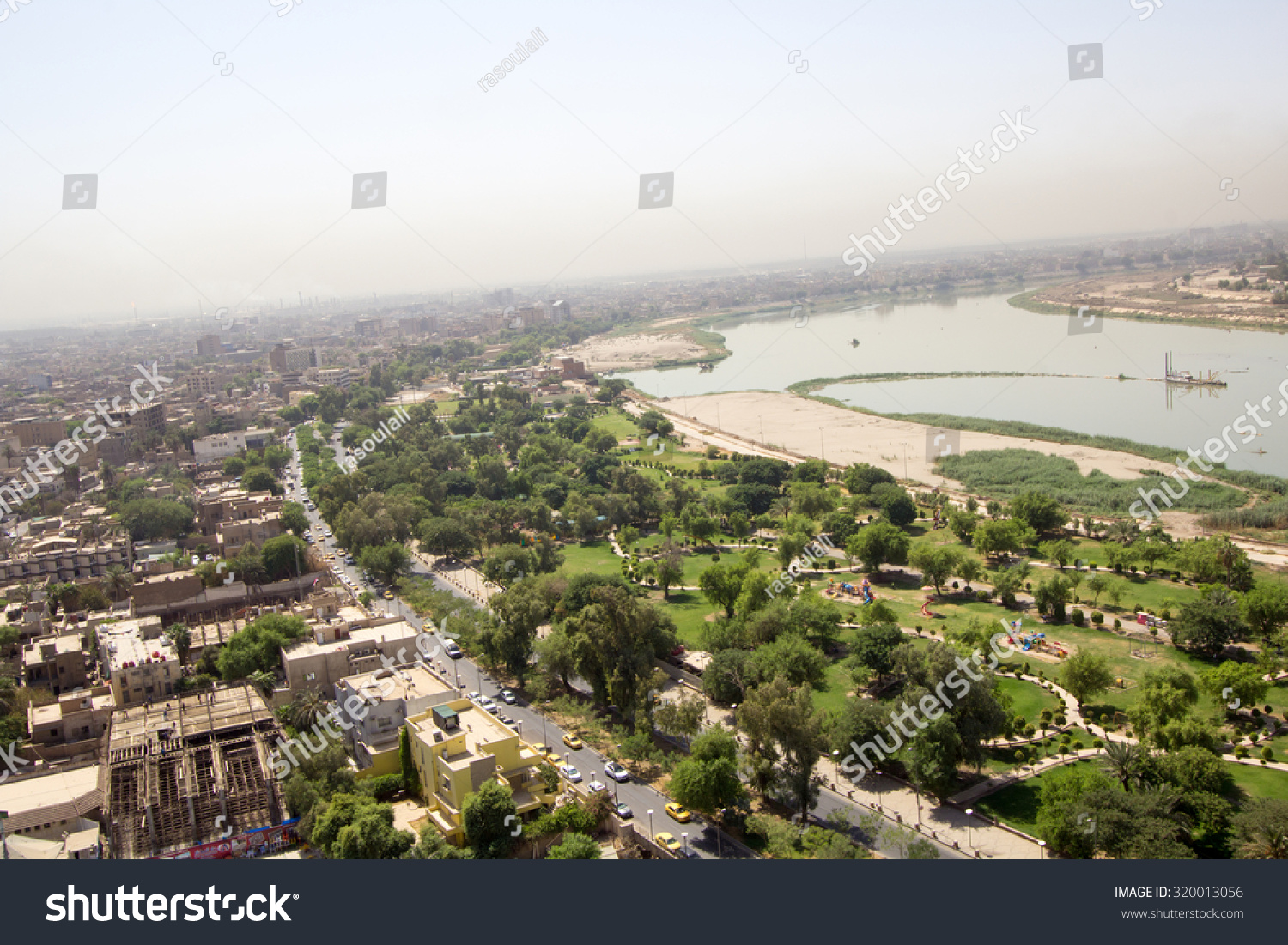 Baghdad Iraq a September 16 2015 Aerial photo of the city of Baghdad Iraq Baghdad Iraq a September 16 2015 Aerial photo of the city of Baghdad Iraq