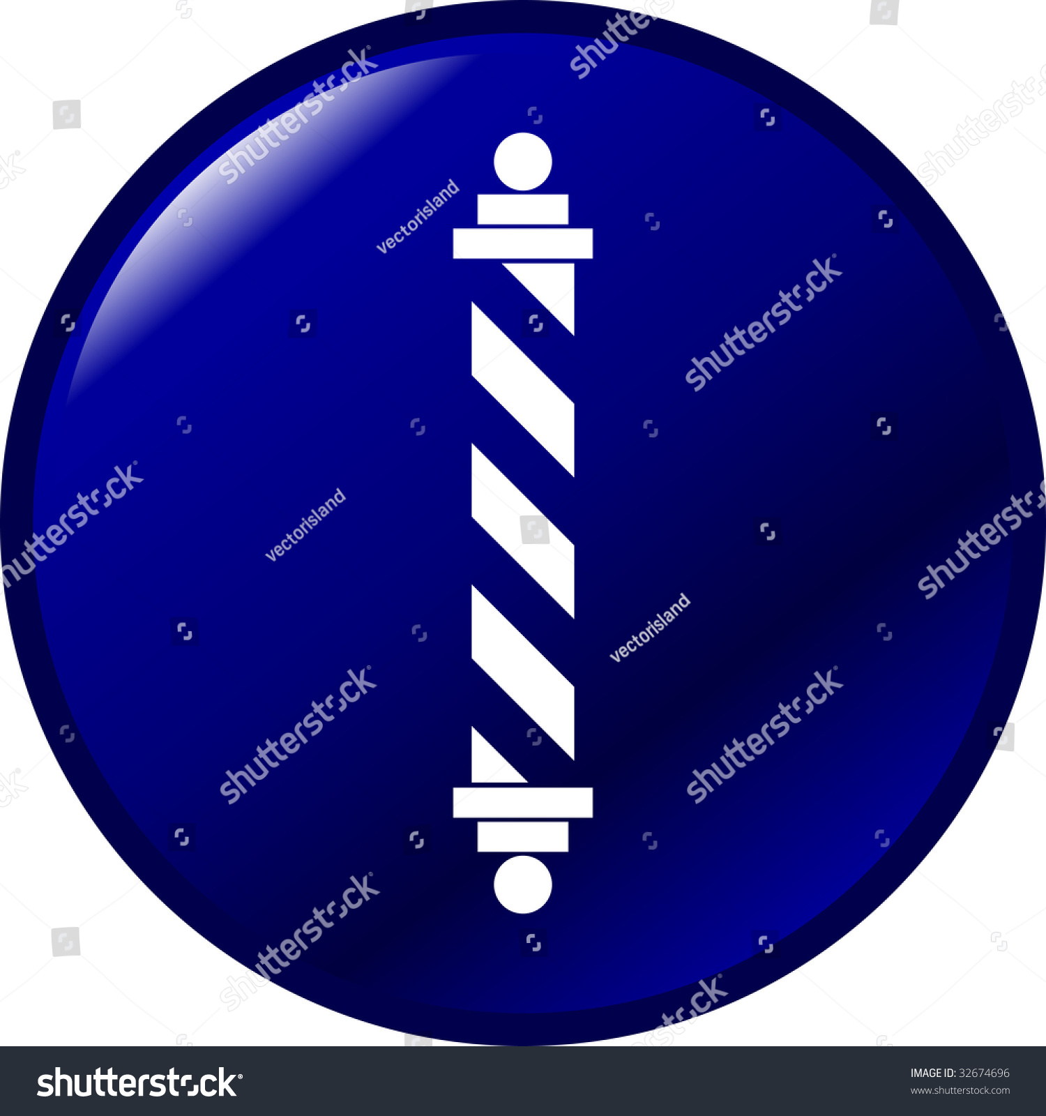 Barber Shop Pole Stock Photo 32674696 : Shutterstock