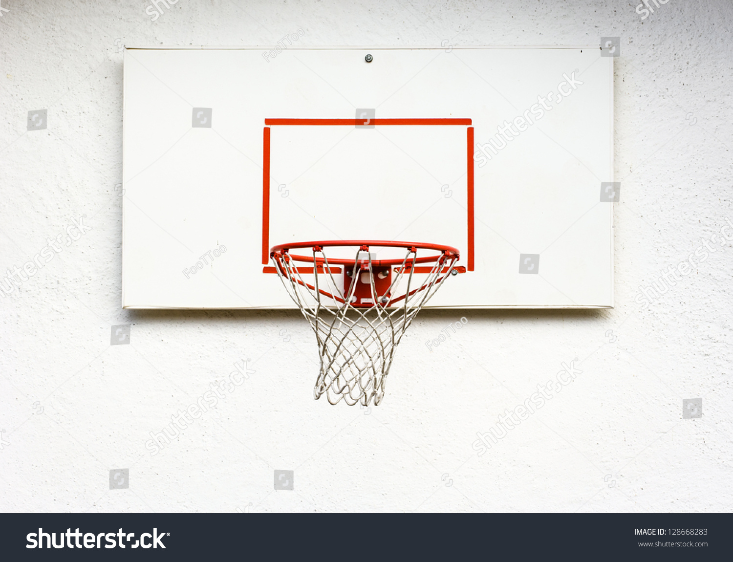 Basketball Hoop At A Backyard Stock Photo 128668283 : Shutterstock