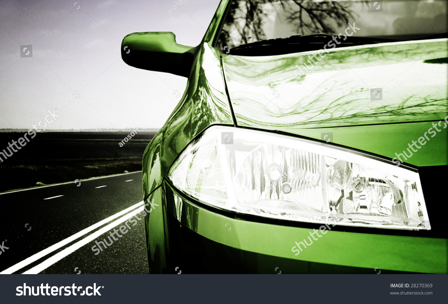 Beautiful Car. Great Color. Very Good Details. Stock Photo 28270369 : Shutterstock