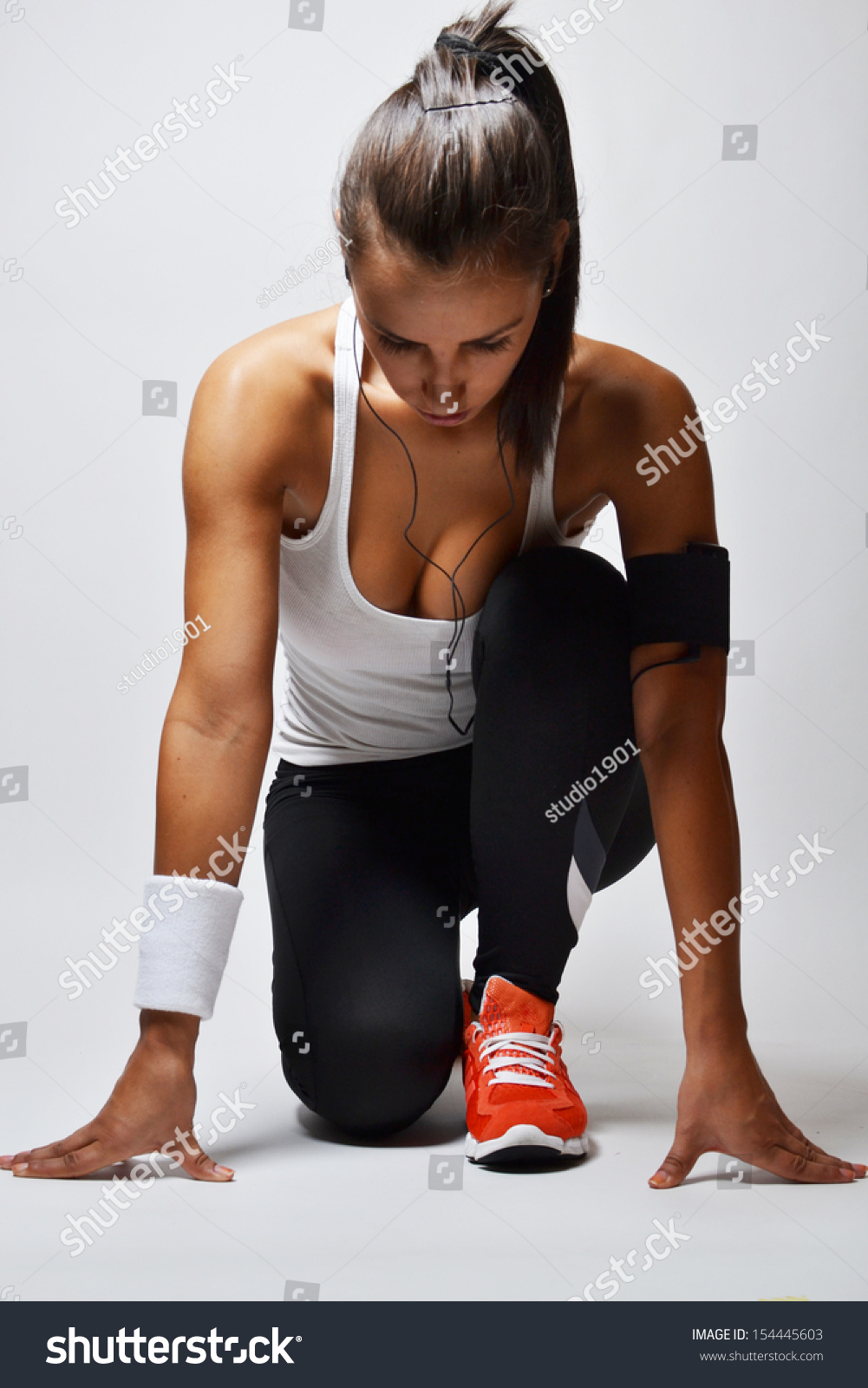 Beautiful Fitness Woman Studio Shot Stock Photo Shutterstock