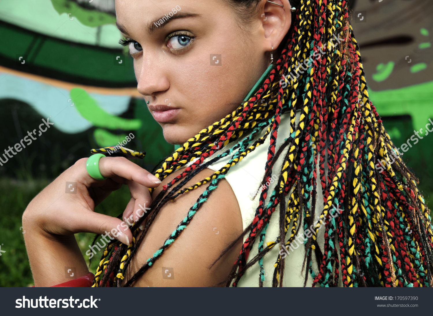 Beautiful Jamaican Girl Stock Photo 170597390 - Shutterstock