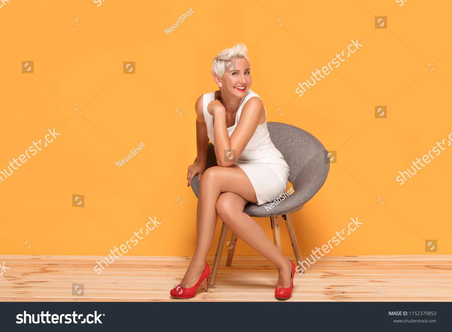 Mature Woman High Heels Images Stock Photos Vectors Shutterstock