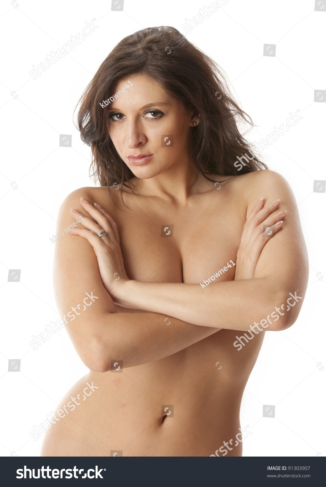 Nude Brunette Woman 84