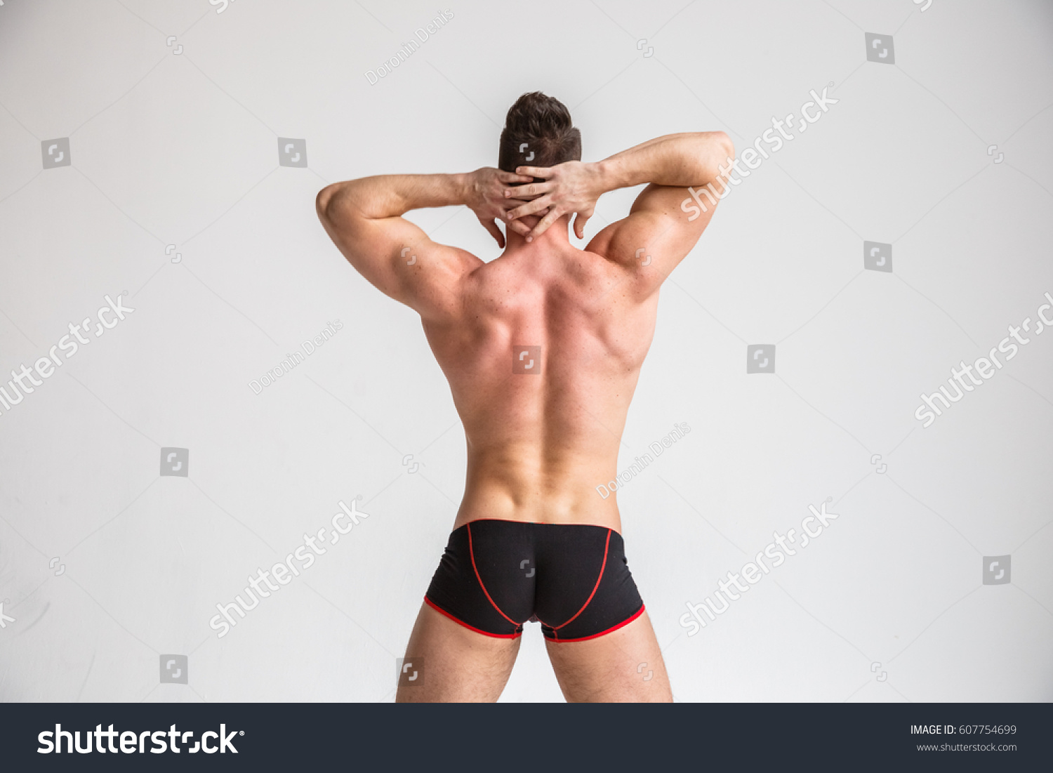 Beautiful Sexy Muscular Naked Man Posing Shutterstock