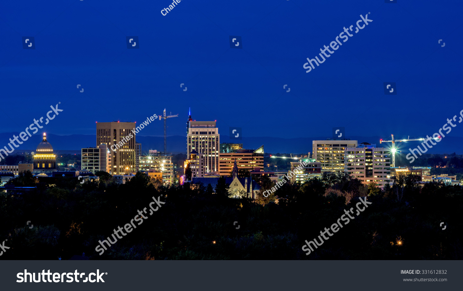 Beautiful Skyline of Boise Idaho Beautiful Skyline of Boise Idaho
