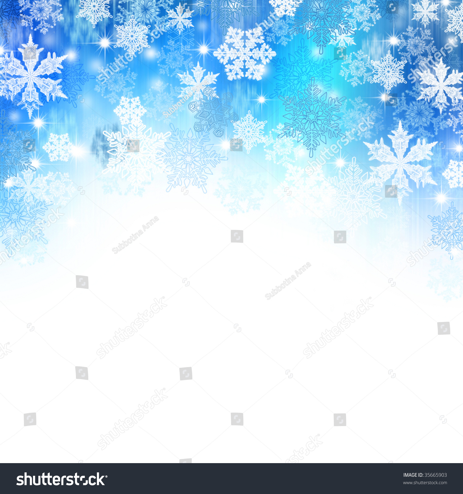 Beautiful Winter Border Stock Photo 35665903 : Shutterstock