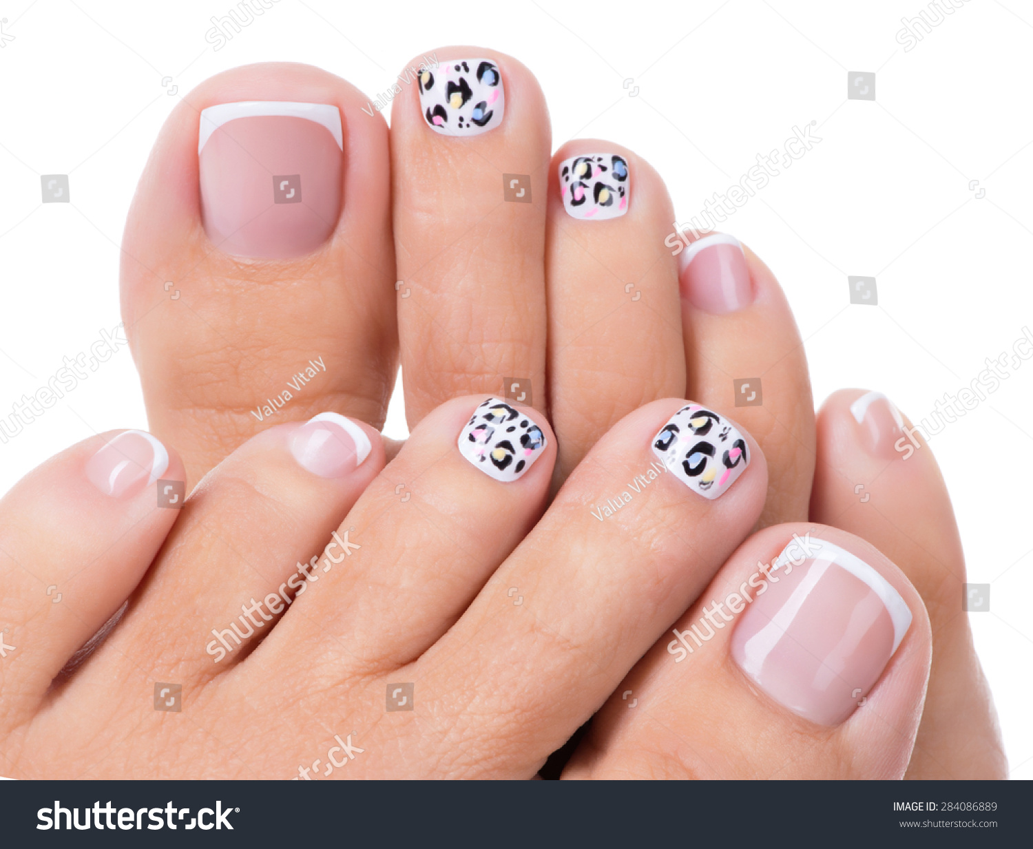 leg nail art design 2024