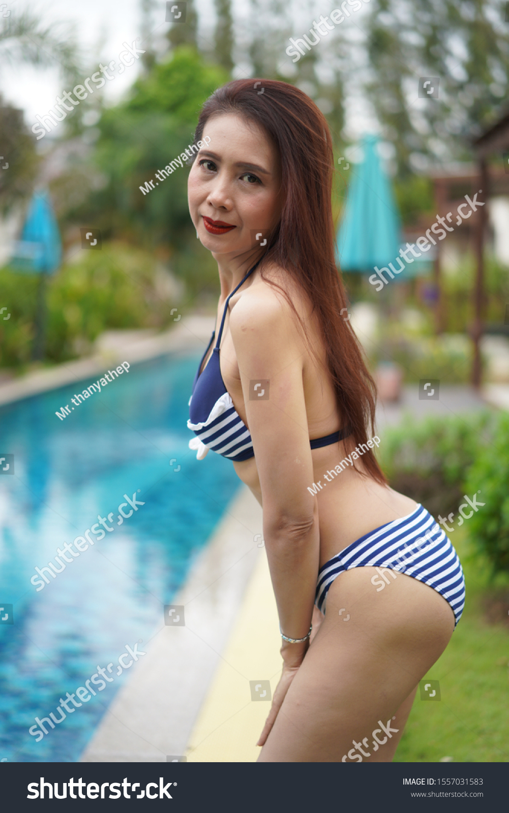 Beautiful Woman Perfect Body Bikini Dress Stock Photo Edit Now