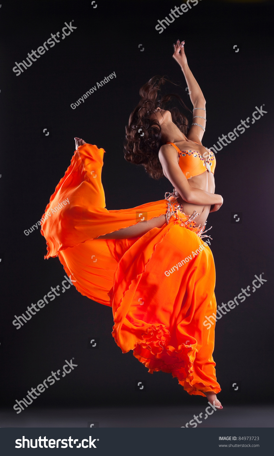 115 Beautiful Naked Woman Dance Orange Images Stock Photos Vectors