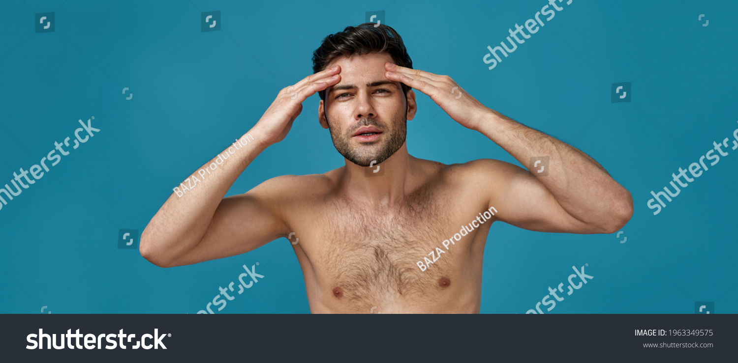 Beauty Portrait Handsome Naked Man