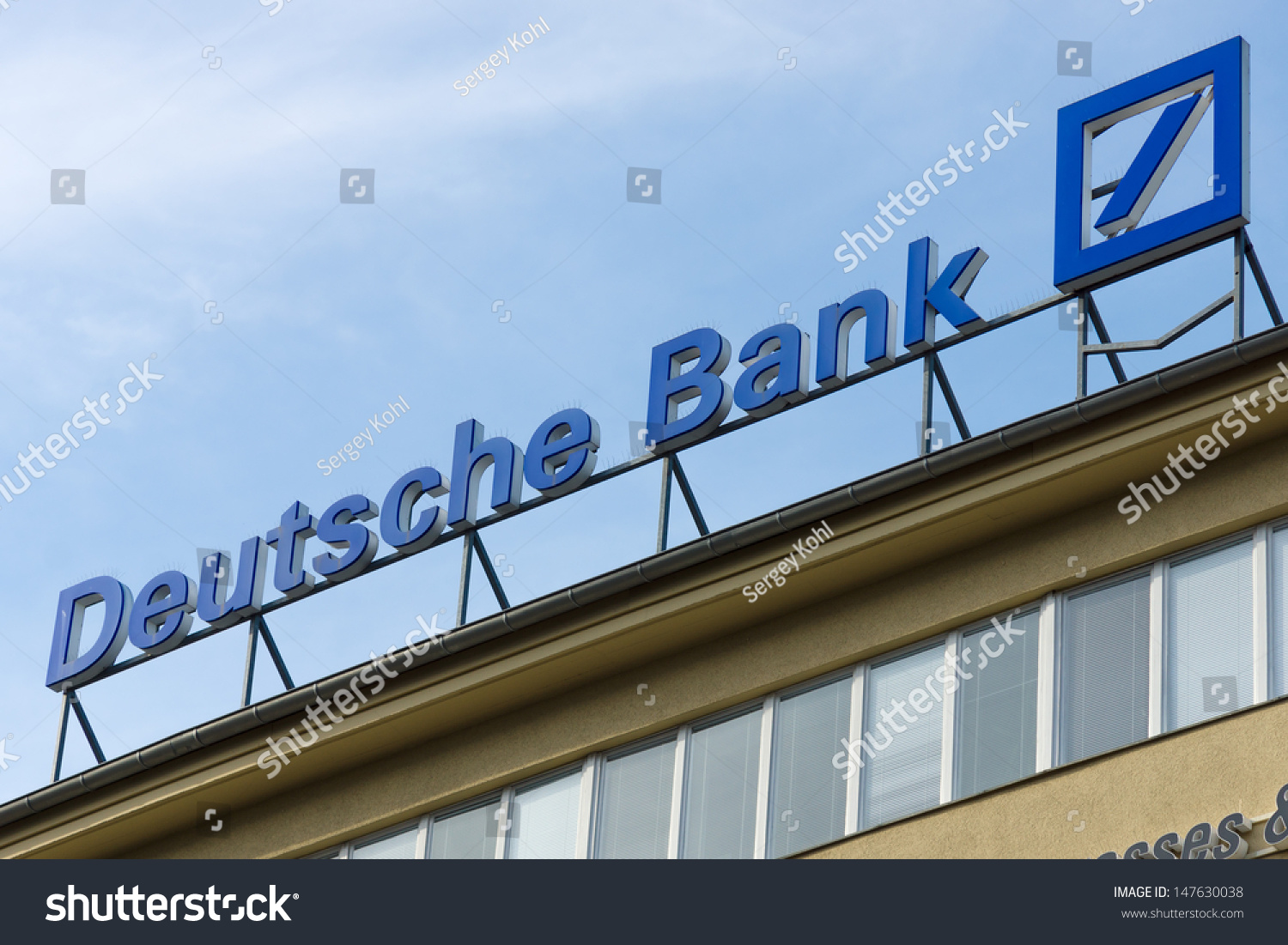 Berlin July 24 Deutsche Bank Ag Stock Photo 147630038 - Shutterstock