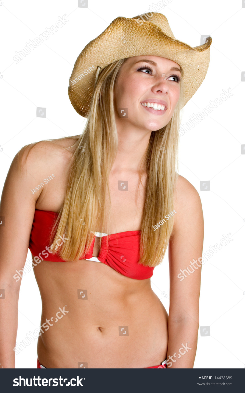 Bikini Cowgirl Stock Photo Edit Now 14438389 Shutterstock