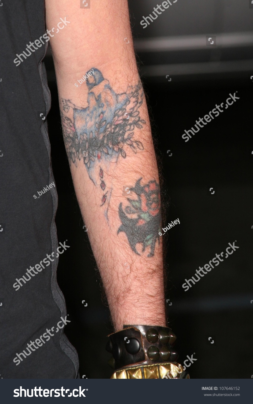 Billy Bob Thornton'S Tattoo'S At The Los Angeles Premiere Of 'Eagle Eye