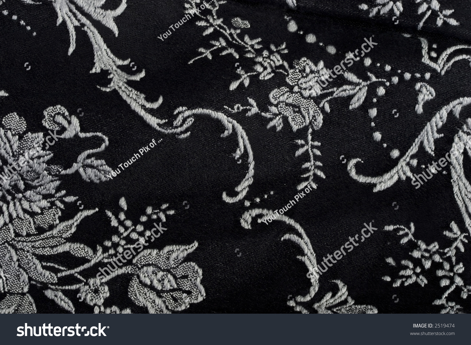 Black And White Embroidery Stock Photo 2519474 Shutterstock