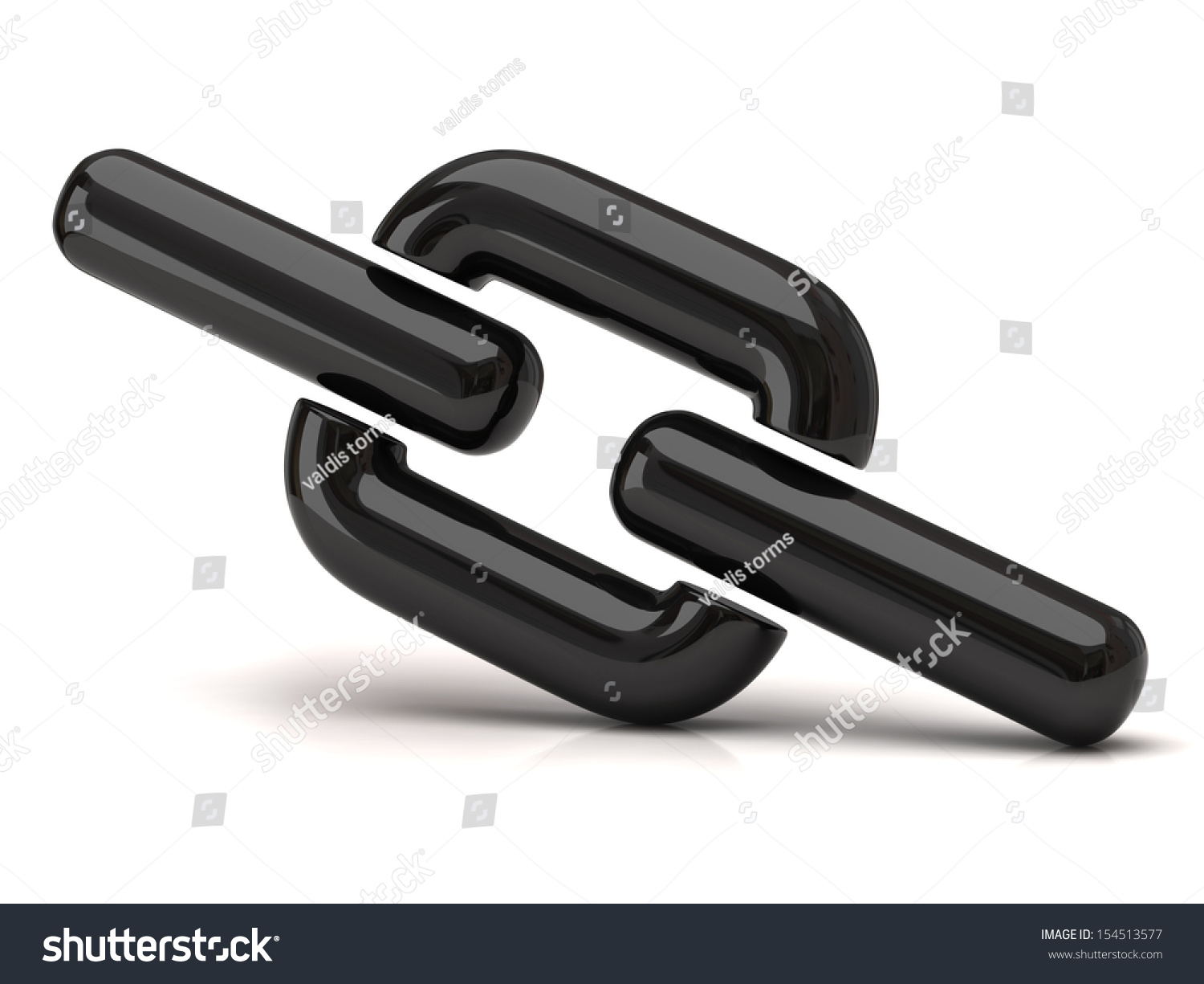 Black Chain Icon Stock Photo 154513577 : Shutterstock